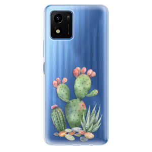 Silikonové odolné pouzdro iSaprio - Cacti 01 na mobil Vivo Y01