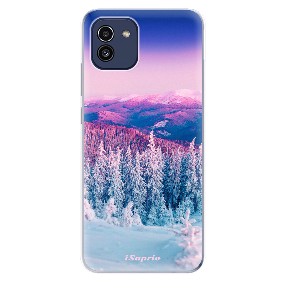 Odolné silikonové pouzdro iSaprio - Winter 01 - Samsung Galaxy A03
