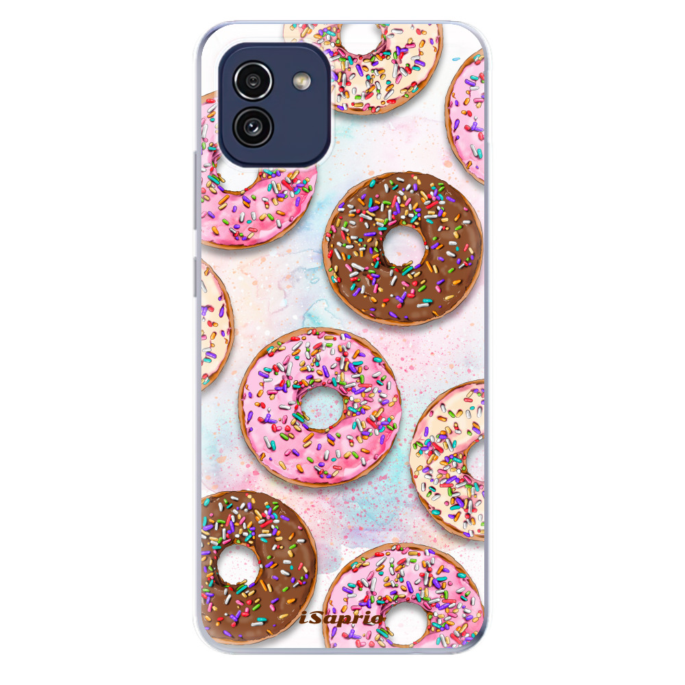 Odolné silikonové pouzdro iSaprio - Donuts 11 - Samsung Galaxy A03