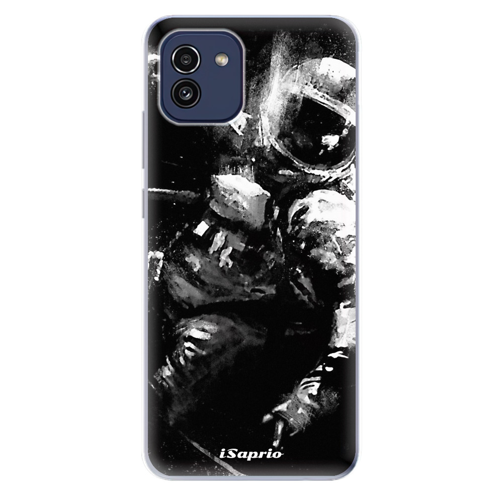 Odolné silikonové pouzdro iSaprio - Astronaut 02 - Samsung Galaxy A03