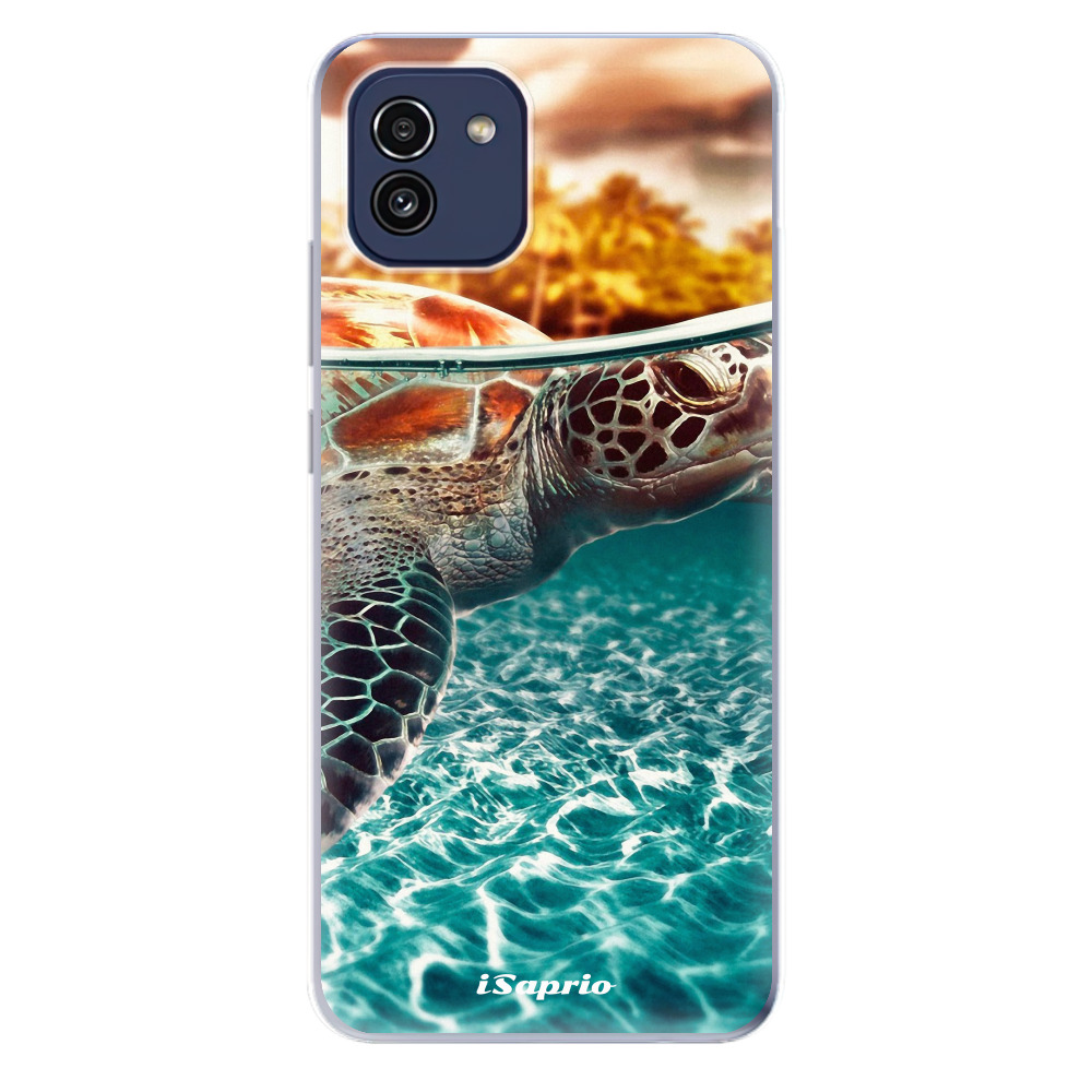 Odolné silikonové pouzdro iSaprio - Turtle 01 - Samsung Galaxy A03