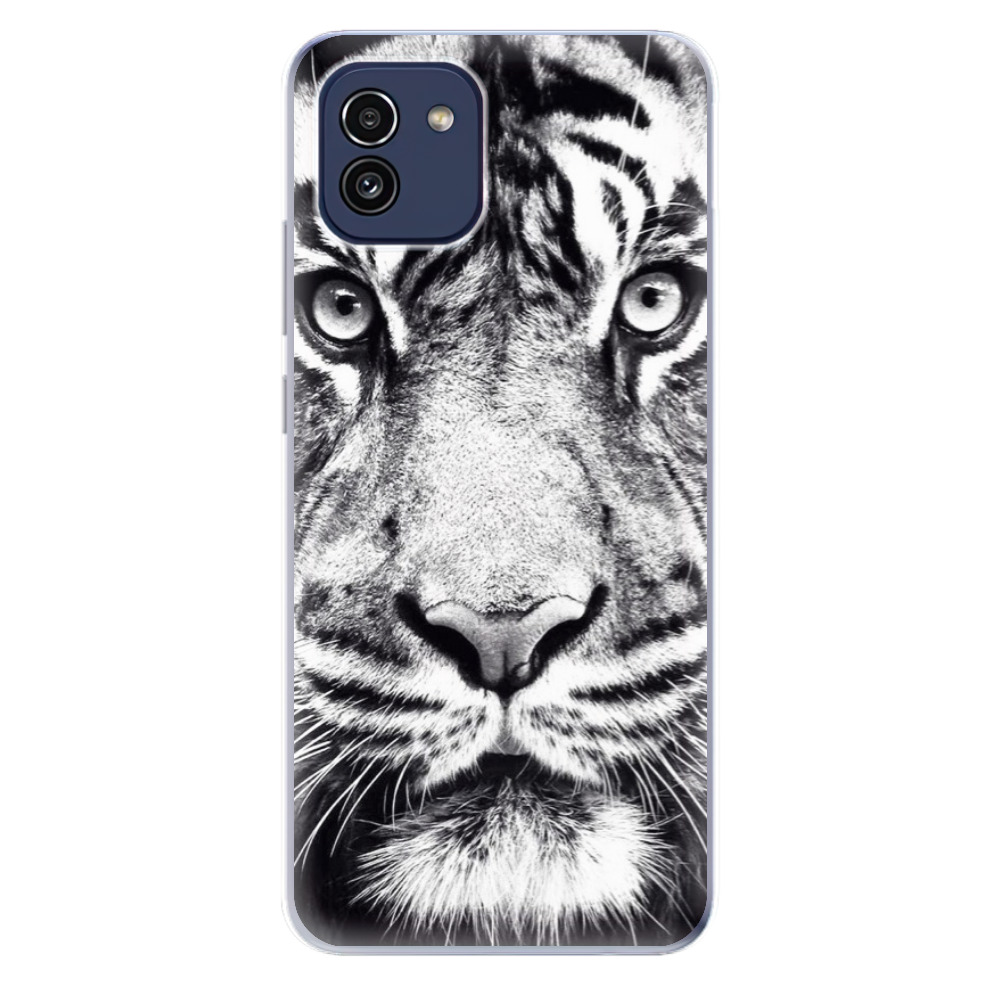 Odolné silikonové pouzdro iSaprio - Tiger Face - Samsung Galaxy A03