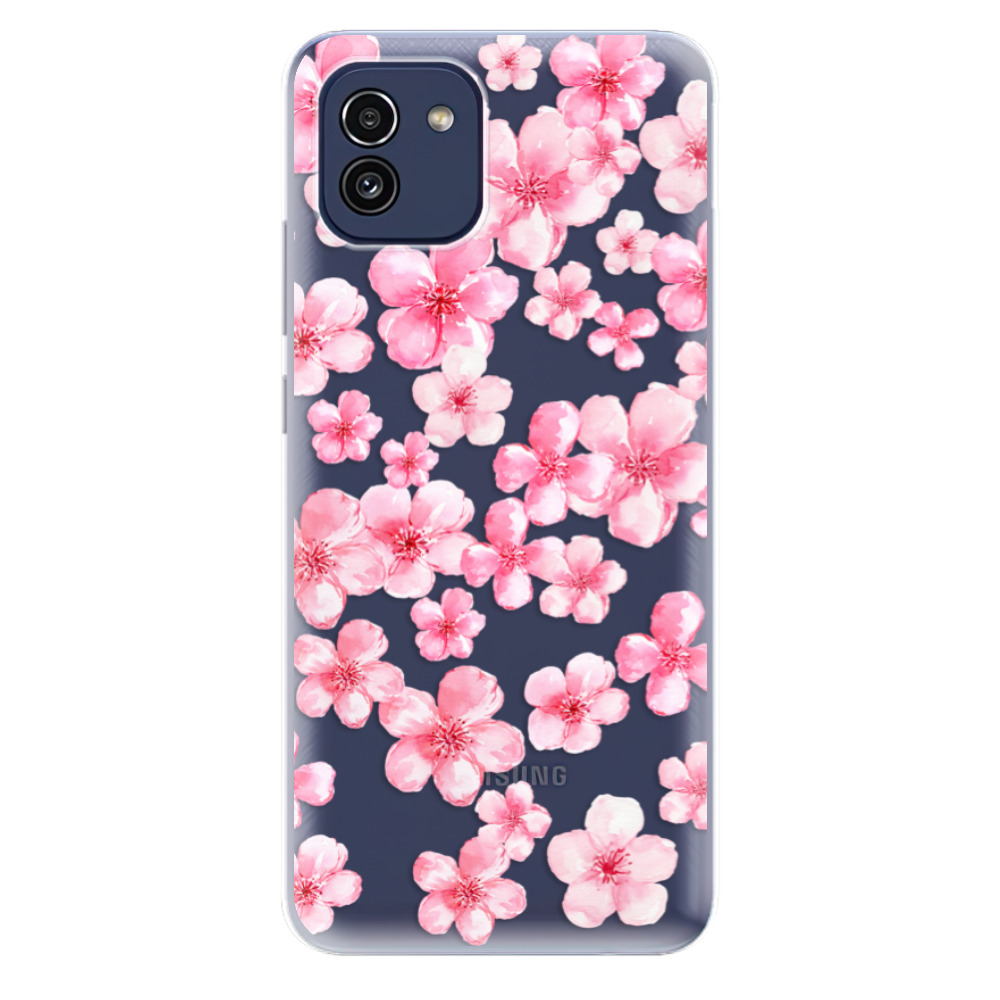 Odolné silikonové pouzdro iSaprio - Flower Pattern 05 - Samsung Galaxy A03