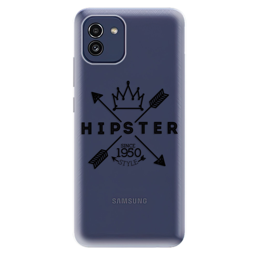 Odolné silikonové pouzdro iSaprio - Hipster Style 02 - Samsung Galaxy A03