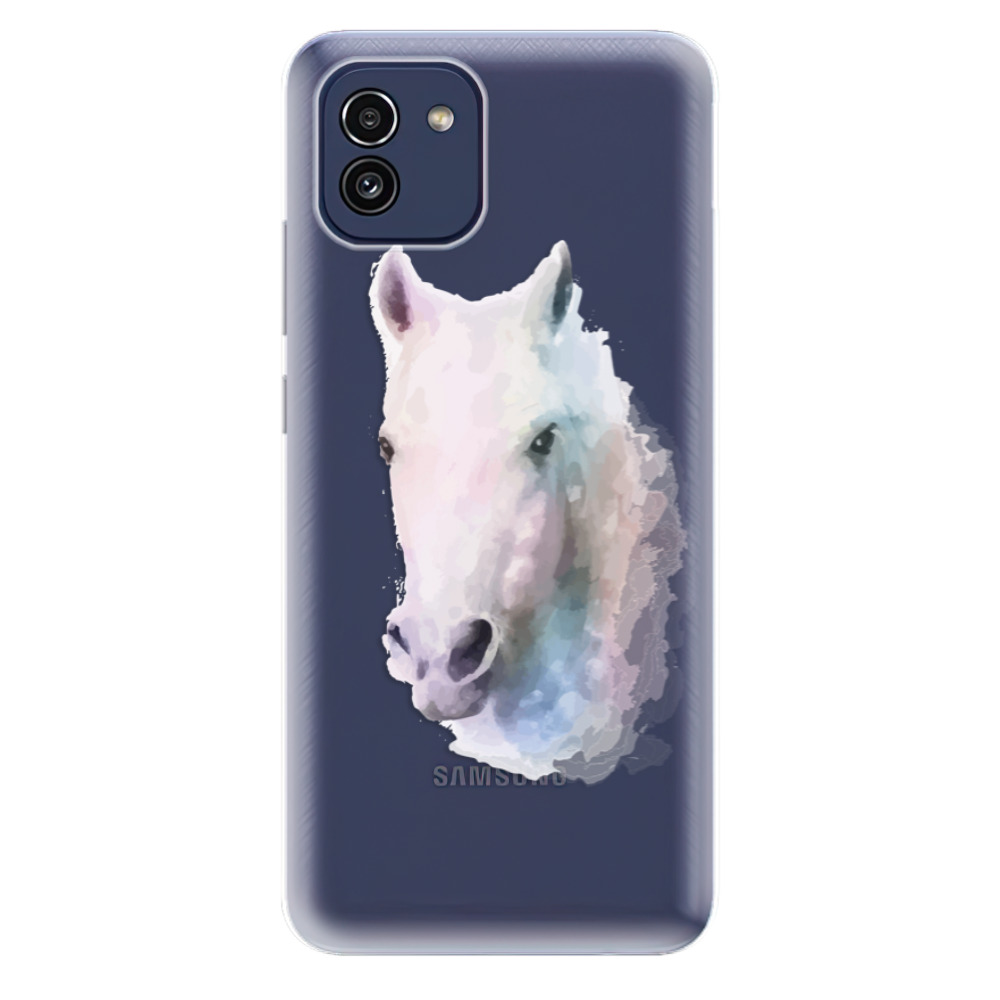 Odolné silikonové pouzdro iSaprio - Horse 01 - Samsung Galaxy A03