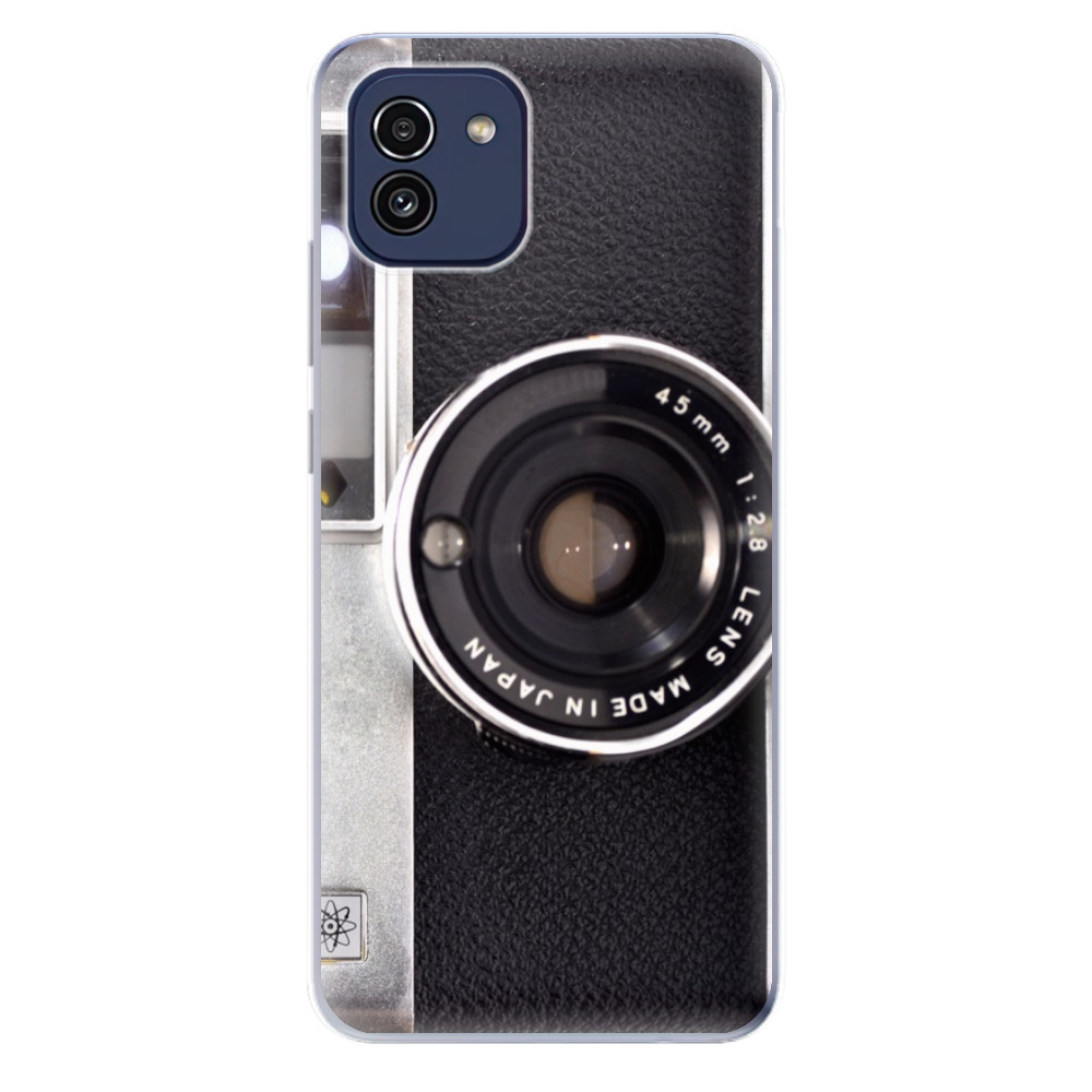 Odolné silikonové pouzdro iSaprio - Vintage Camera 01 - Samsung Galaxy A03