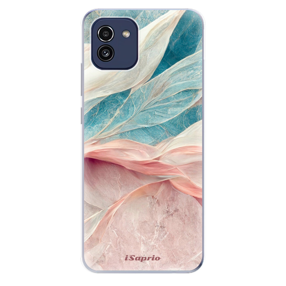 Odolné silikonové pouzdro iSaprio - Pink and Blue - Samsung Galaxy A03