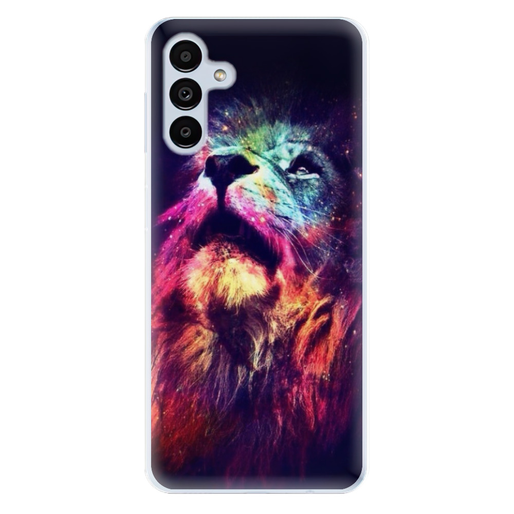 Odolné silikonové pouzdro iSaprio - Lion in Colors - Samsung Galaxy A13 5G