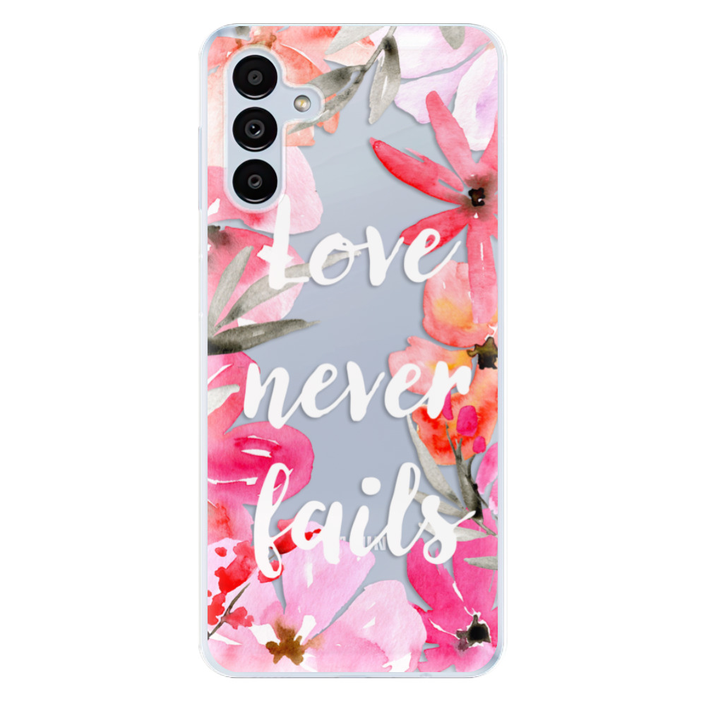 Odolné silikonové pouzdro iSaprio - Love Never Fails - Samsung Galaxy A13 5G