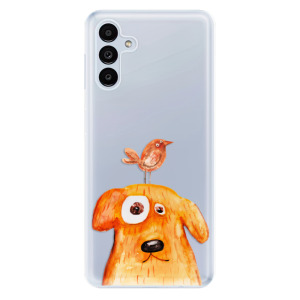 Odolné silikonové pouzdro iSaprio - Dog And Bird - Samsung Galaxy A13 5G