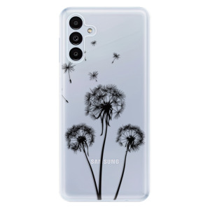 Odolné silikonové pouzdro iSaprio - Three Dandelions - black - Samsung Galaxy A13 5G