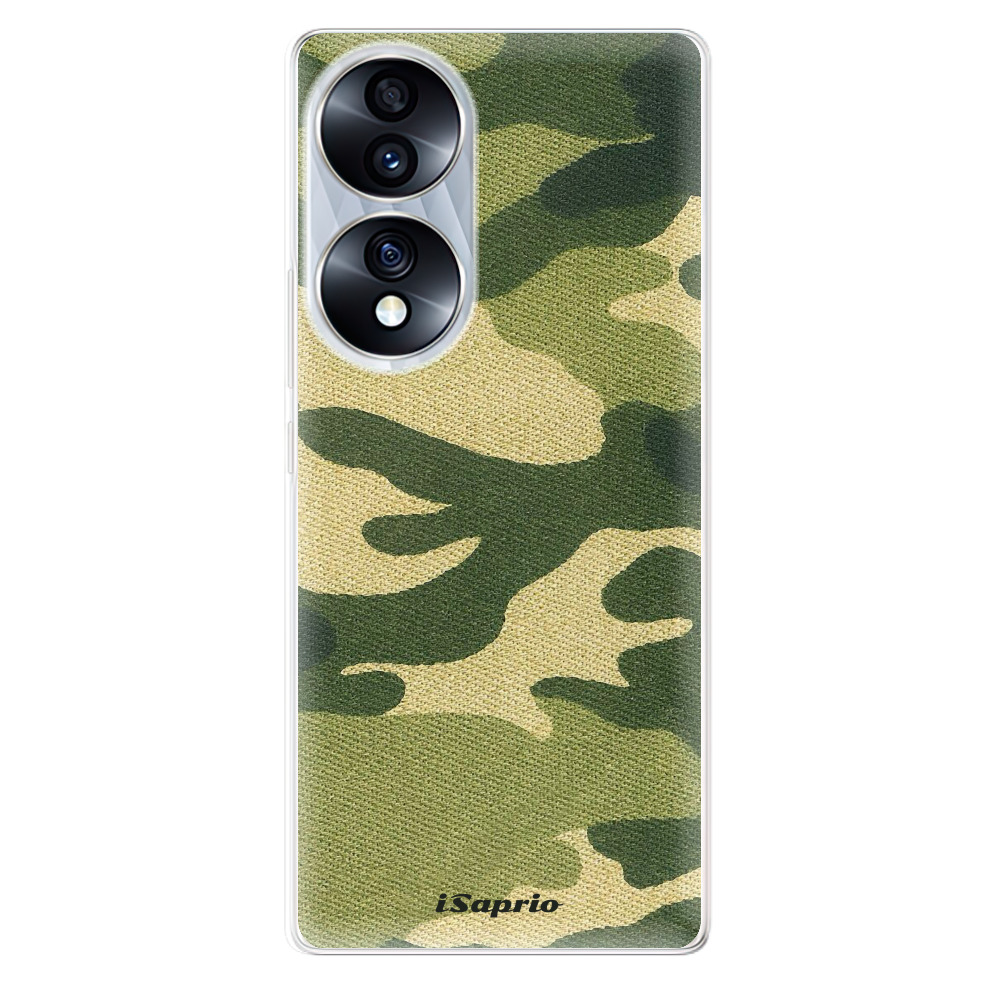 Odolné silikonové pouzdro iSaprio - Green Camuflage 01 - Honor 70