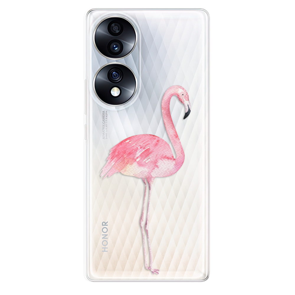 Odolné silikonové pouzdro iSaprio - Flamingo 01 - Honor 70