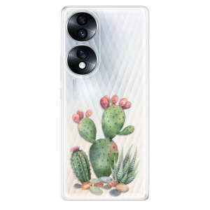 Odolné silikonové pouzdro iSaprio - Cacti 01 - Honor 70