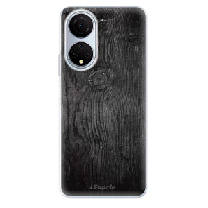 Odolné silikonové pouzdro iSaprio - Black Wood 13 - Honor X7