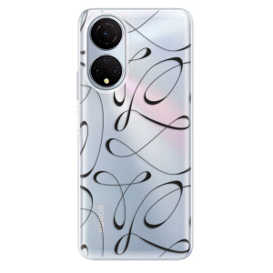 Odolné silikonové pouzdro iSaprio - Fancy - black - Honor X7