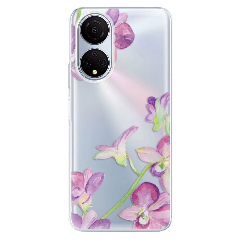 Odolné silikonové pouzdro iSaprio - Purple Orchid - Honor X7