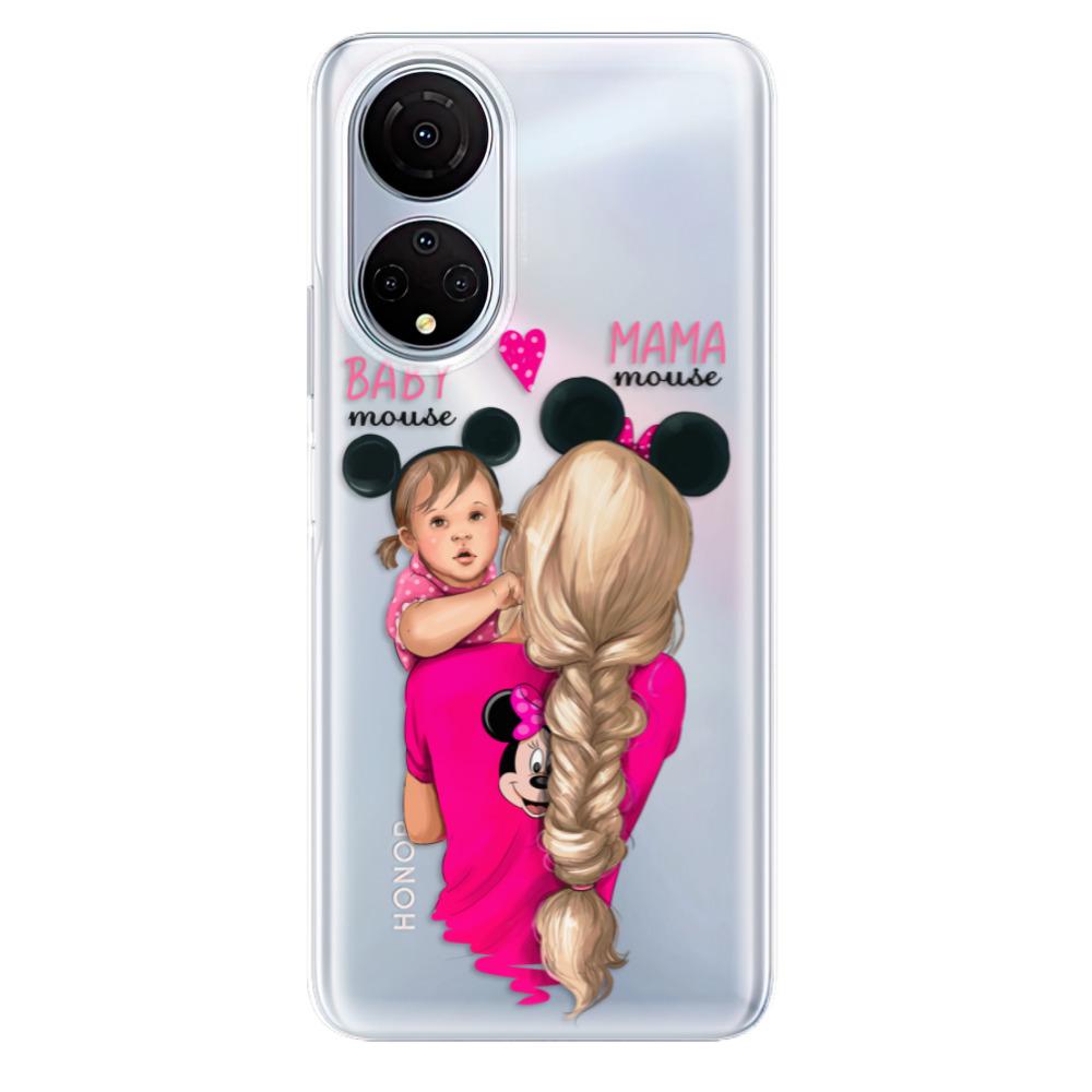 Odolné silikonové pouzdro iSaprio - Mama Mouse Blond and Girl - Honor X7