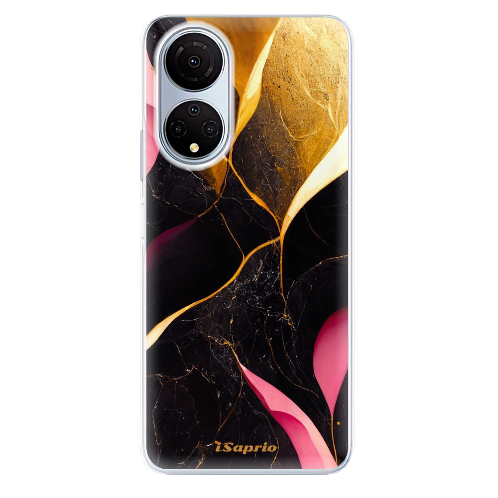 Odolné silikonové pouzdro iSaprio - Gold Pink Marble - Honor X7