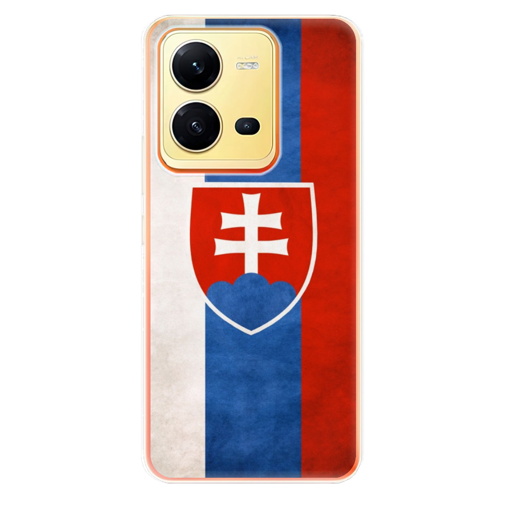 Odolné silikonové pouzdro iSaprio - Slovakia Flag - Vivo X80 Lite 5G