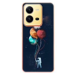 Odolné silikonové pouzdro iSaprio - Balloons 02 - Vivo X80 Lite 5G