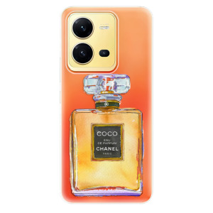 Odolné silikonové pouzdro iSaprio - Chanel Gold - Vivo X80 Lite 5G - výprodej