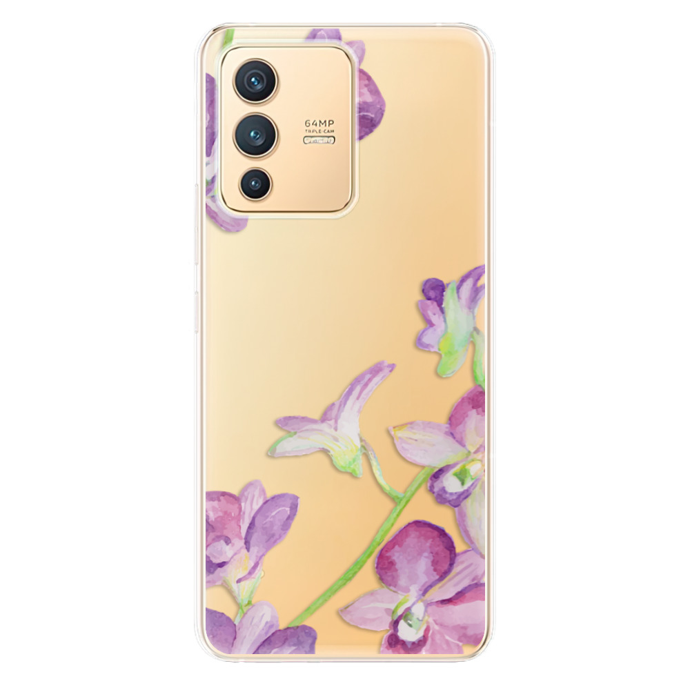 Odolné silikonové pouzdro iSaprio - Purple Orchid - Vivo V23 5G