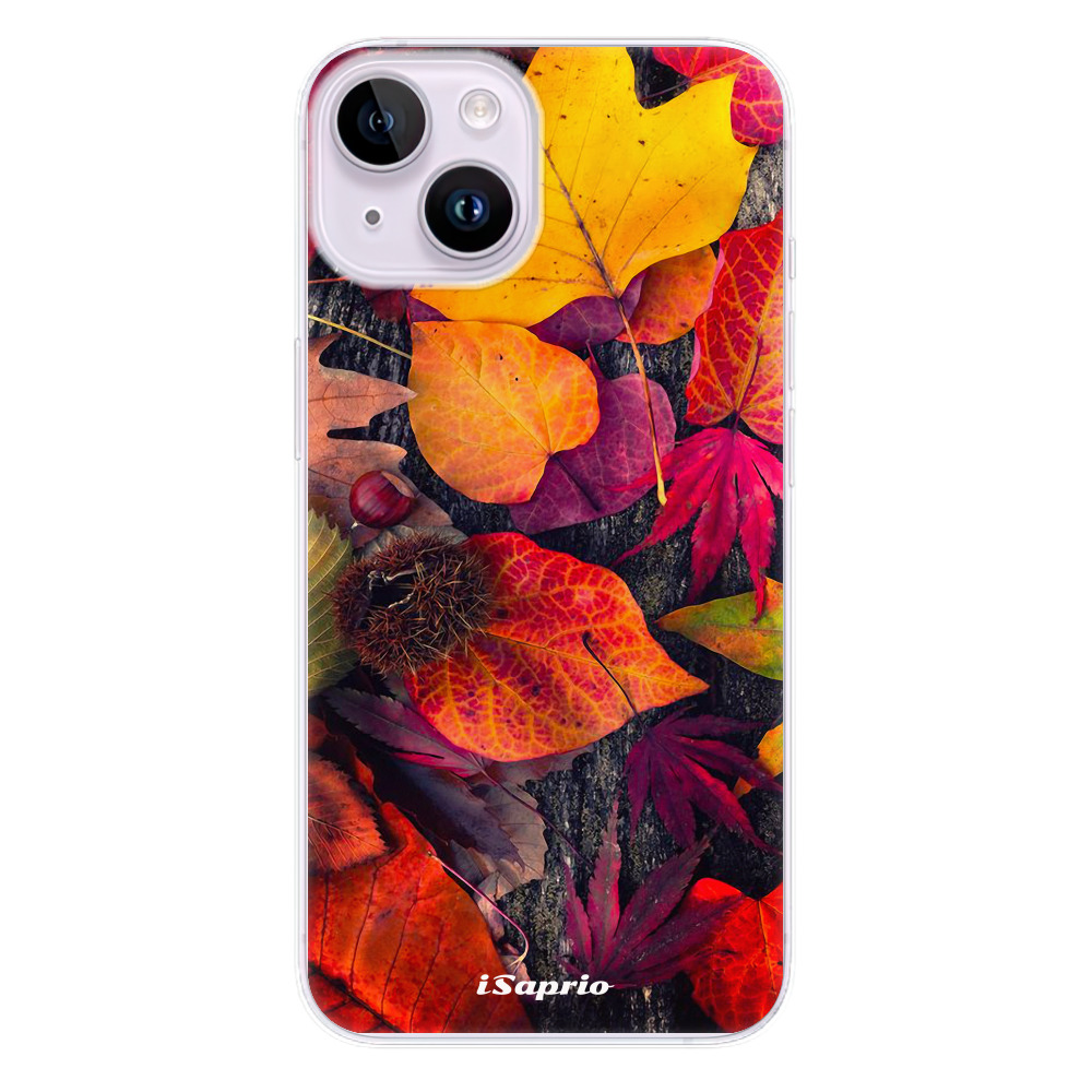 Odolné silikonové pouzdro iSaprio - Autumn Leaves 03 - iPhone 14