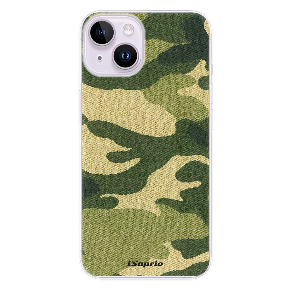 Odolné silikonové pouzdro iSaprio - Green Camuflage 01 - iPhone 14