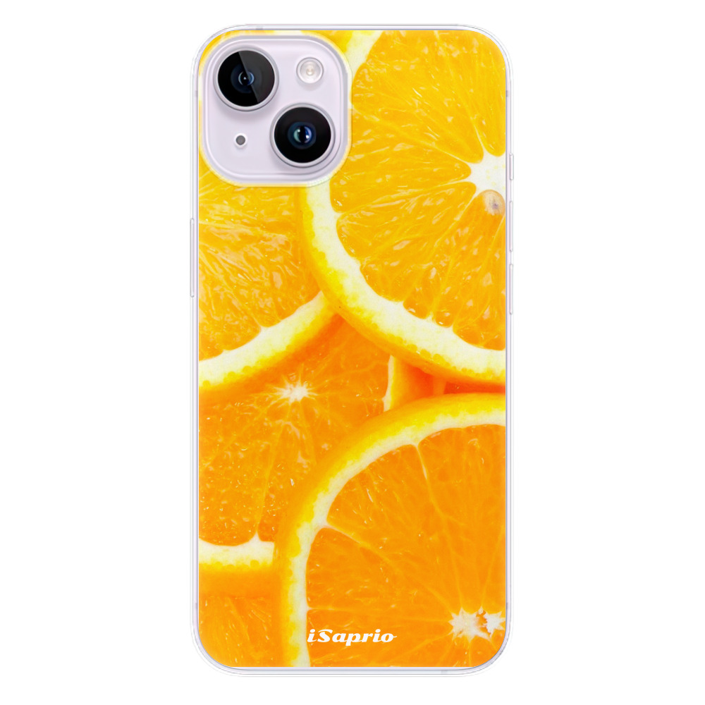 Odolné silikonové pouzdro iSaprio - Orange 10 - iPhone 14