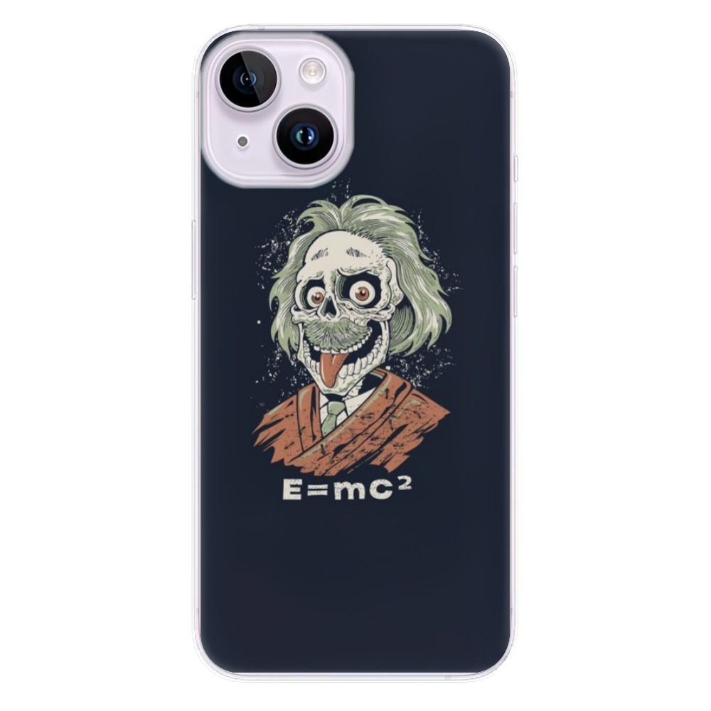 Odolné silikonové pouzdro iSaprio - Einstein 01 - iPhone 14