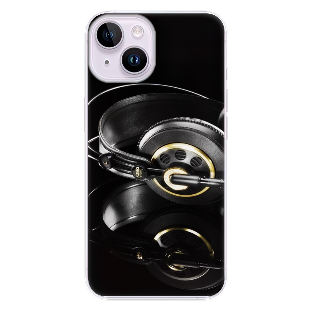 Odolné silikonové pouzdro iSaprio - Headphones 02 - iPhone 14