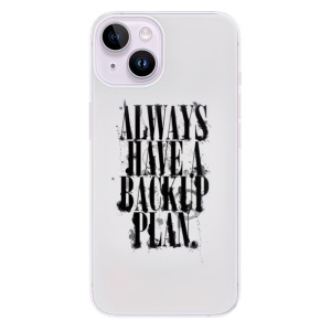 Odolné silikonové pouzdro iSaprio - Backup Plan - Apple iPhone 14