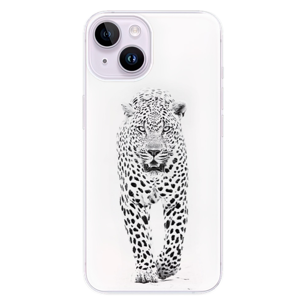 Odolné silikonové pouzdro iSaprio - White Jaguar - iPhone 14