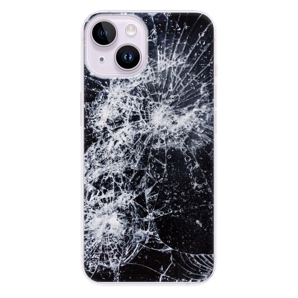 Odolné silikonové pouzdro iSaprio - Cracked - iPhone 14