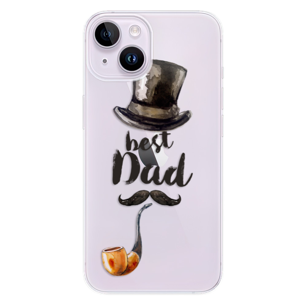 Odolné silikonové pouzdro iSaprio - Best Dad - iPhone 14