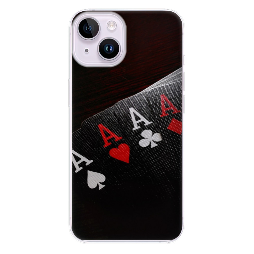 Odolné silikonové pouzdro iSaprio - Poker - iPhone 14