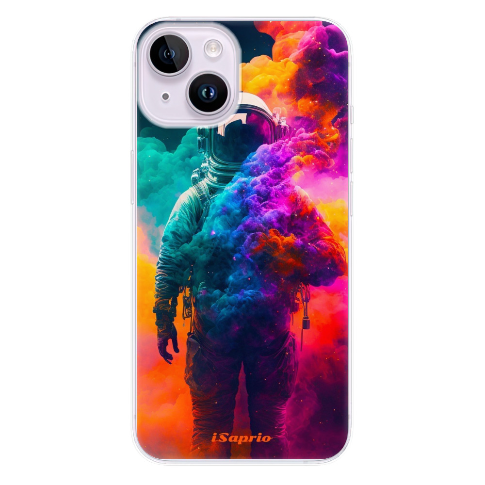 Odolné silikonové pouzdro iSaprio - Astronaut in Colors - iPhone 14