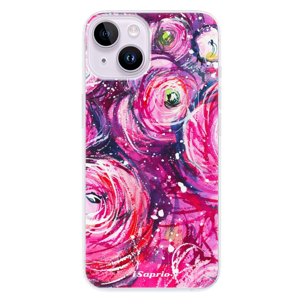 Odolné silikonové pouzdro iSaprio - Pink Bouquet - iPhone 14