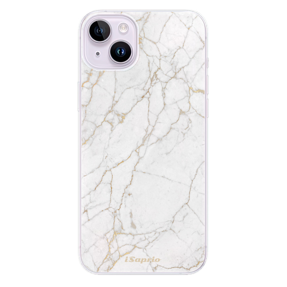 Odolné silikonové pouzdro iSaprio - GoldMarble 13 - iPhone 14 Plus