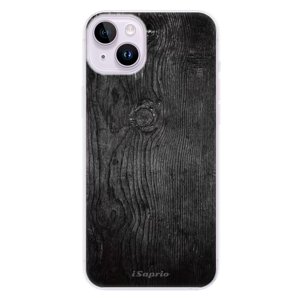 Odolné silikonové pouzdro iSaprio - Black Wood 13 - iPhone 14 Plus