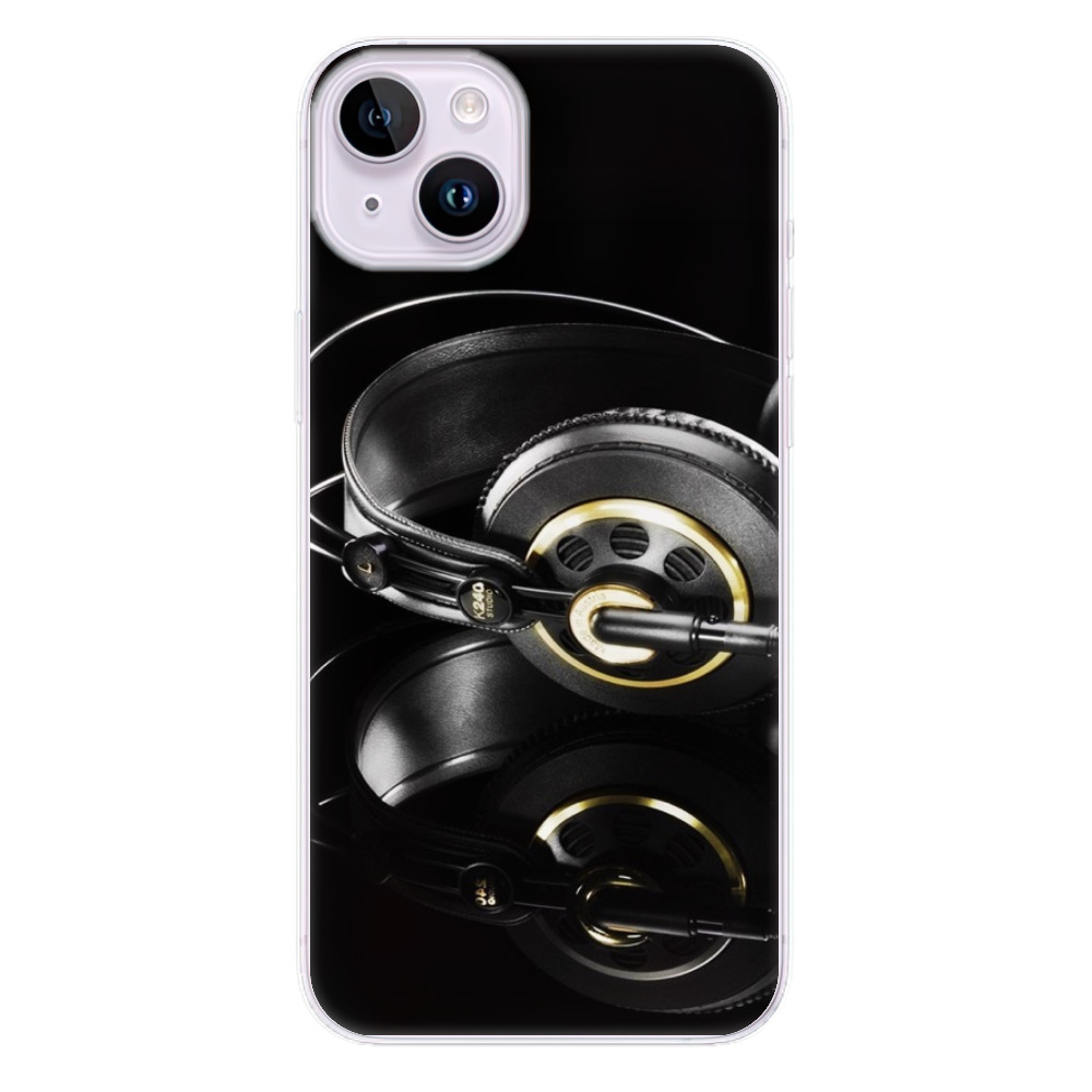 Odolné silikonové pouzdro iSaprio - Headphones 02 - iPhone 14 Plus