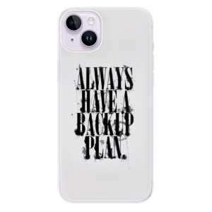 Odolné silikonové pouzdro iSaprio - Backup Plan - Apple iPhone 14 Plus