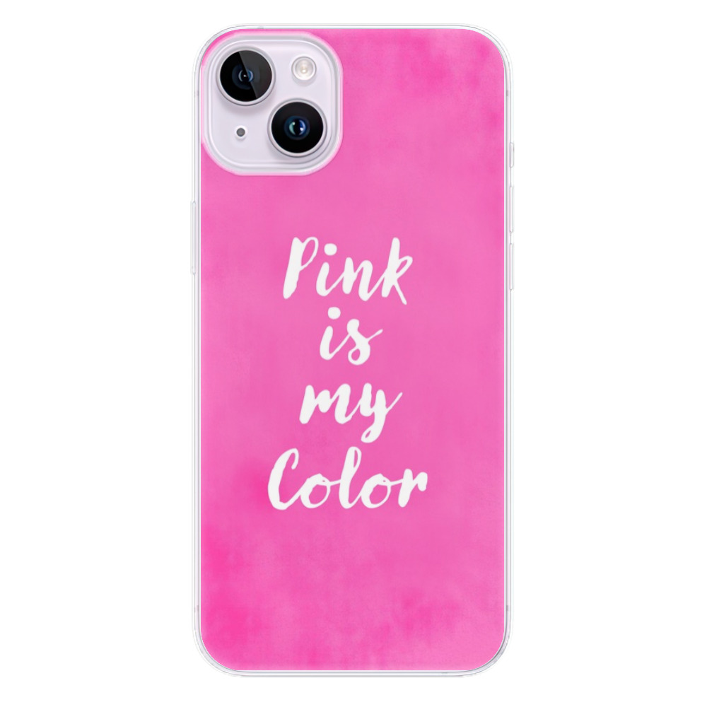 Odolné silikonové pouzdro iSaprio - Pink is my color - iPhone 14 Plus