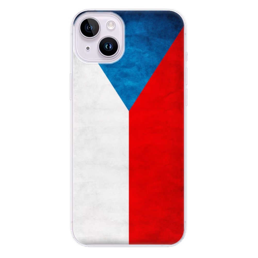 Odolné silikonové pouzdro iSaprio - Czech Flag - iPhone 14 Plus