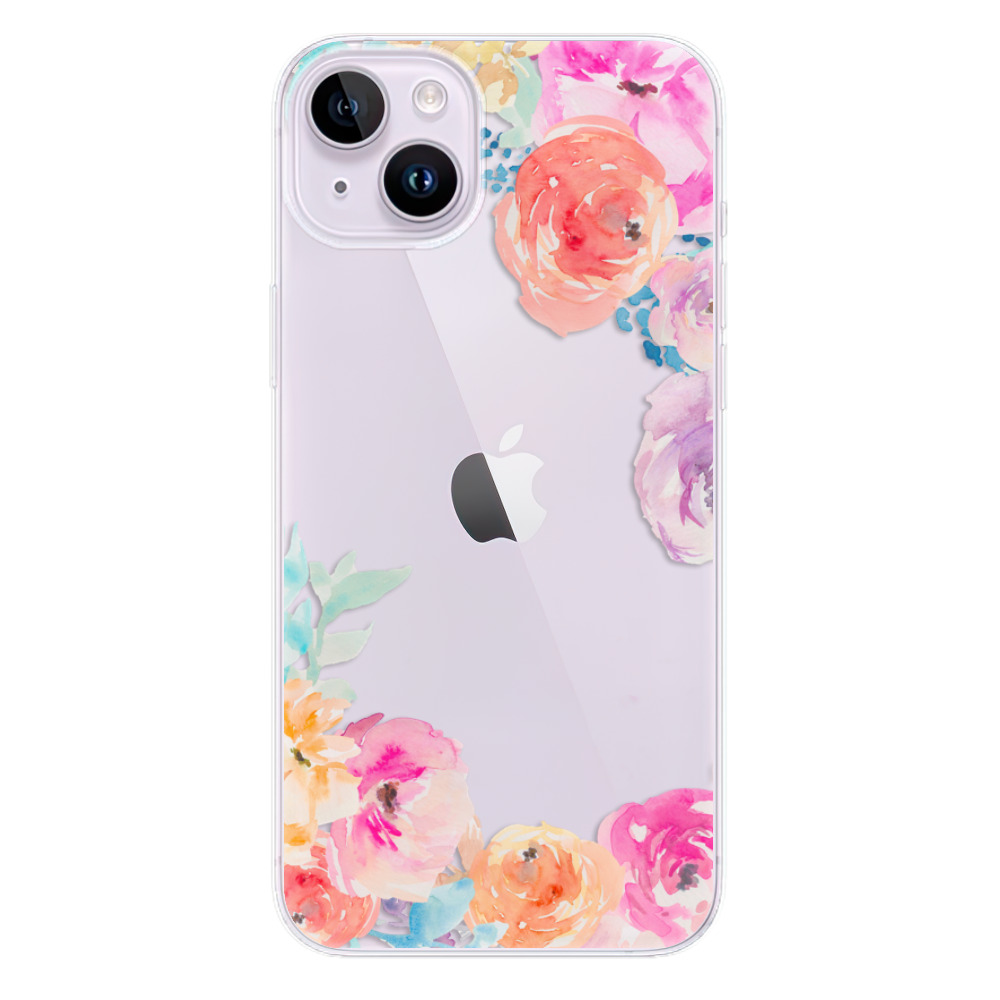 Odolné silikonové pouzdro iSaprio - Flower Brush - iPhone 14 Plus