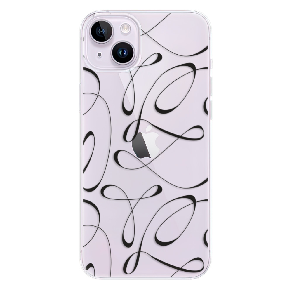 Odolné silikonové pouzdro iSaprio - Fancy - black - iPhone 14 Plus