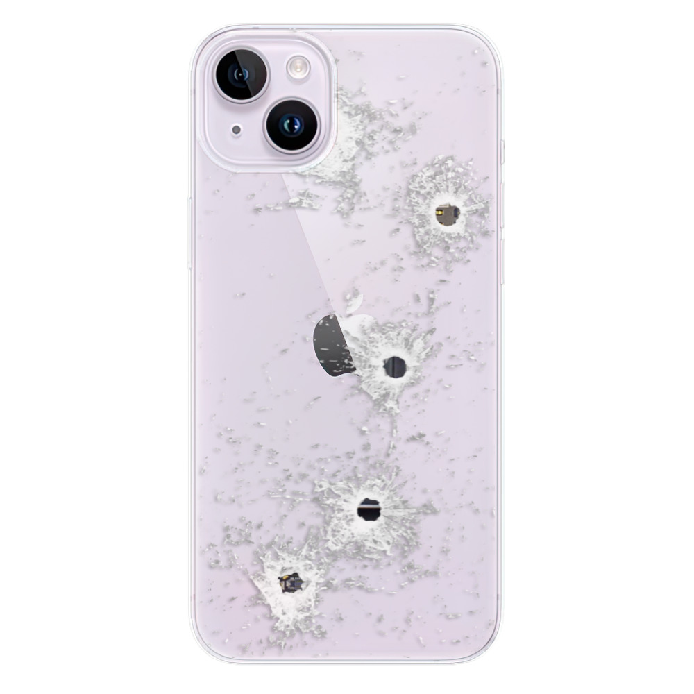 Odolné silikonové pouzdro iSaprio - Gunshots - iPhone 14 Plus