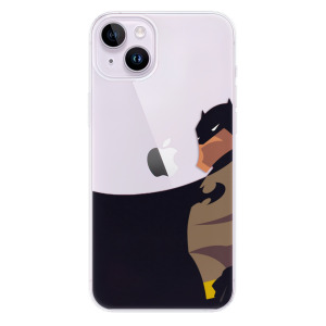 Odolné silikonové pouzdro iSaprio - BaT Comics - Apple iPhone 14 Plus