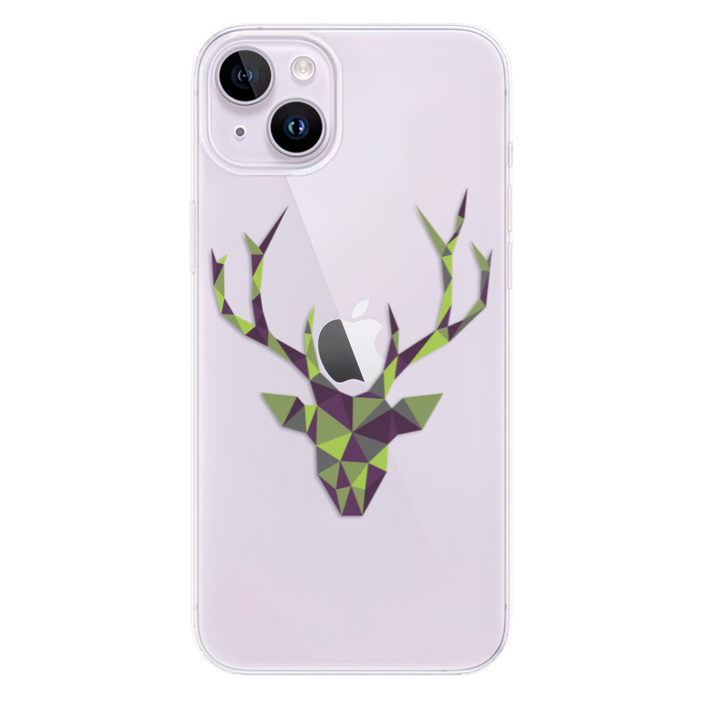 Odolné silikonové pouzdro iSaprio - Deer Green - iPhone 14 Plus